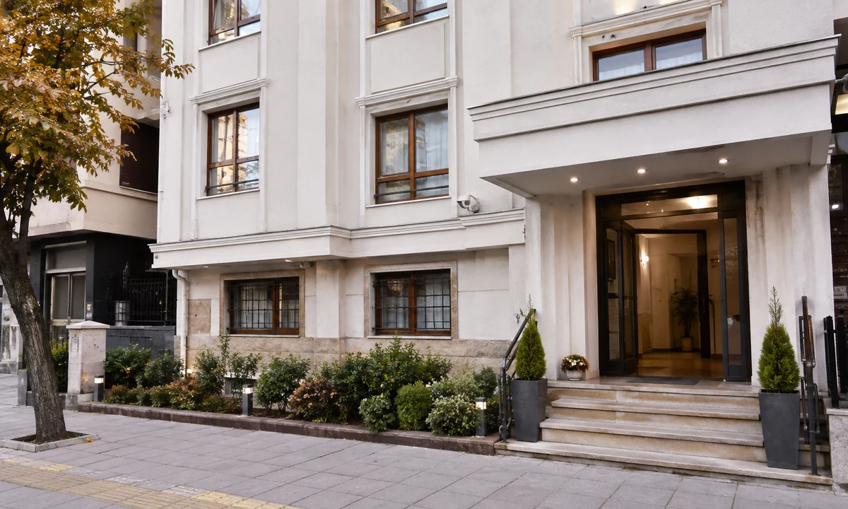 Temsili apartman dış görünümü