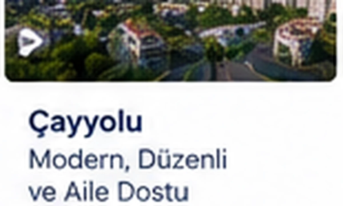Çayyolu temsili semt görseli